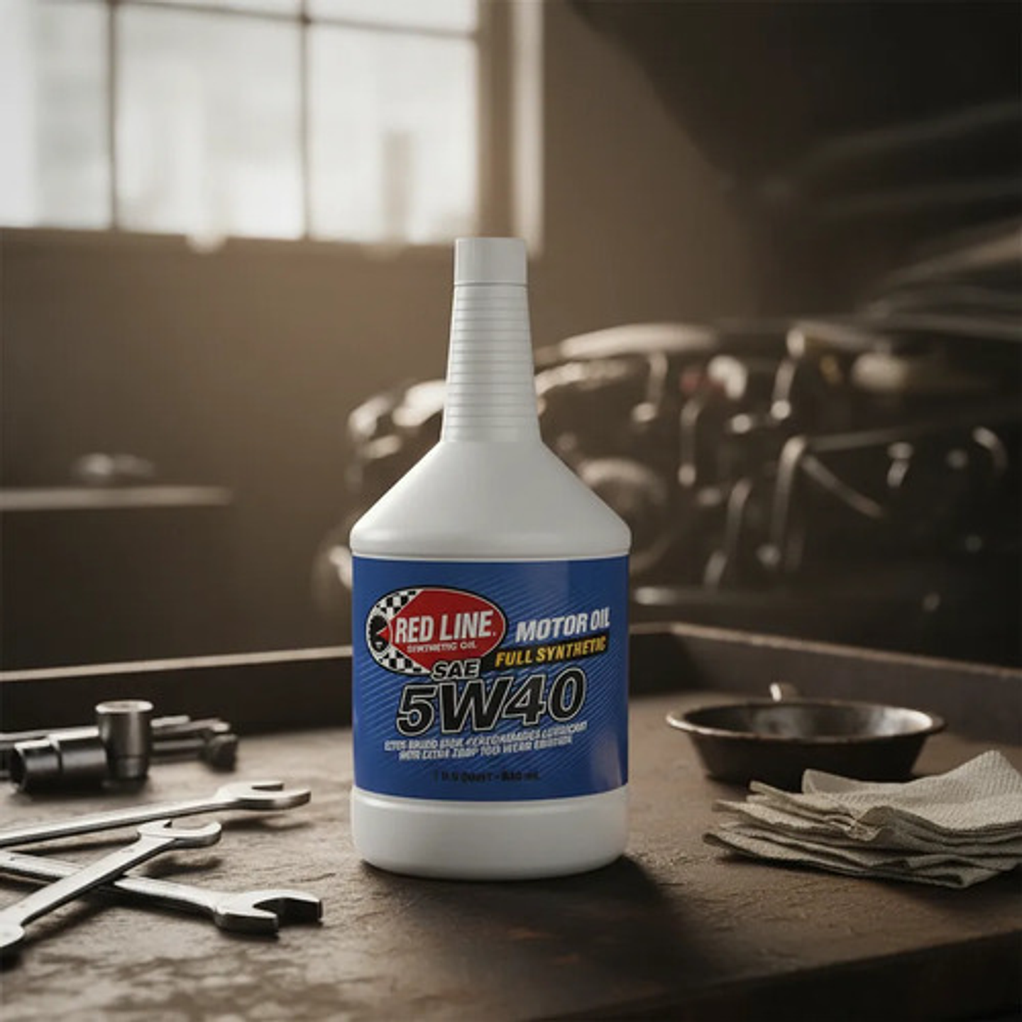 Aceite 5w40 Full Sintetico Motor Bencinero Red Line 946ml 2