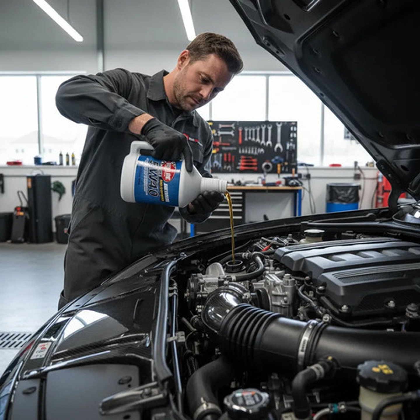 Aceite 5w40 Full Sintetico Motor Bencinero Red Line 946ml 3