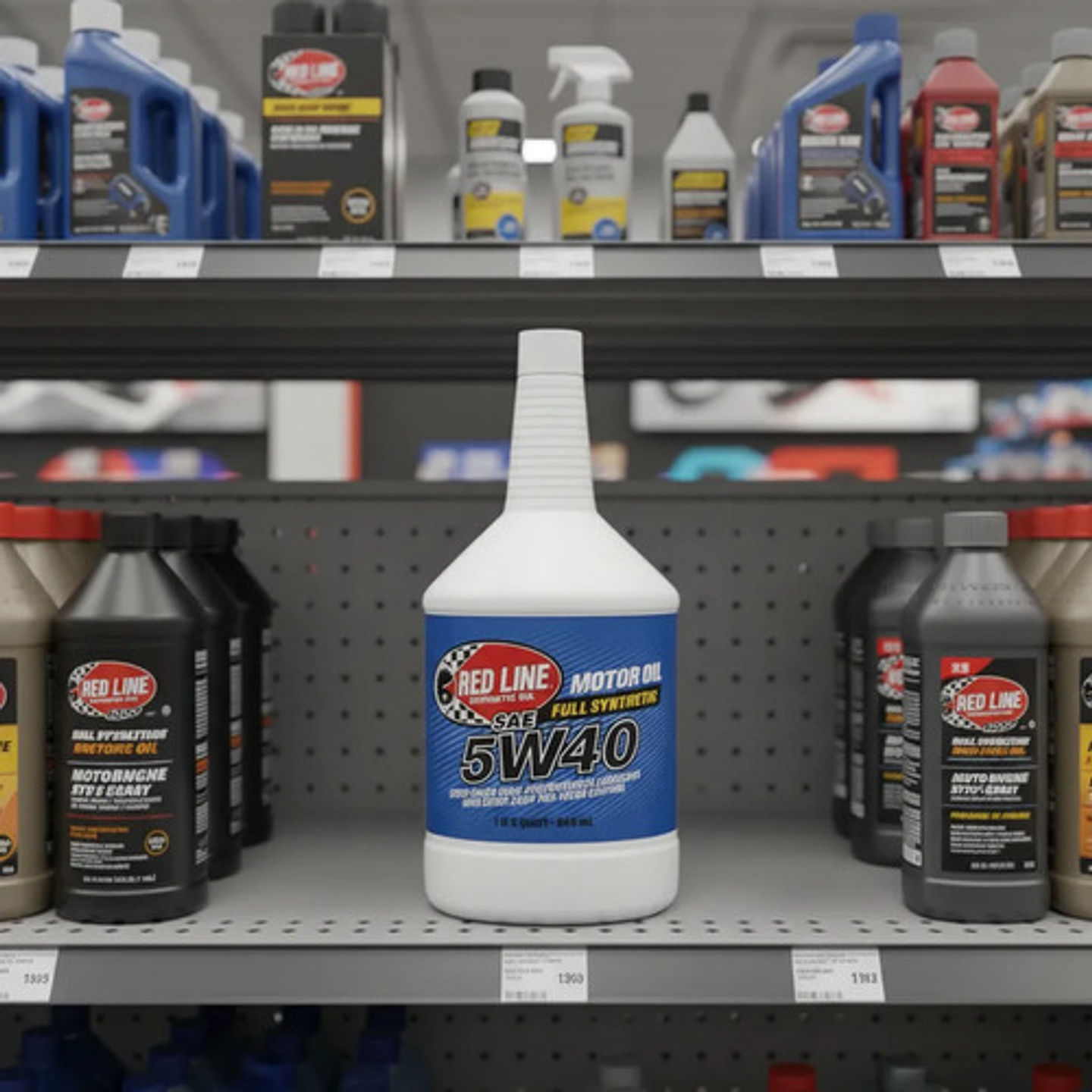 Aceite 5w40 Full Sintetico Motor Bencinero Red Line 946ml 4