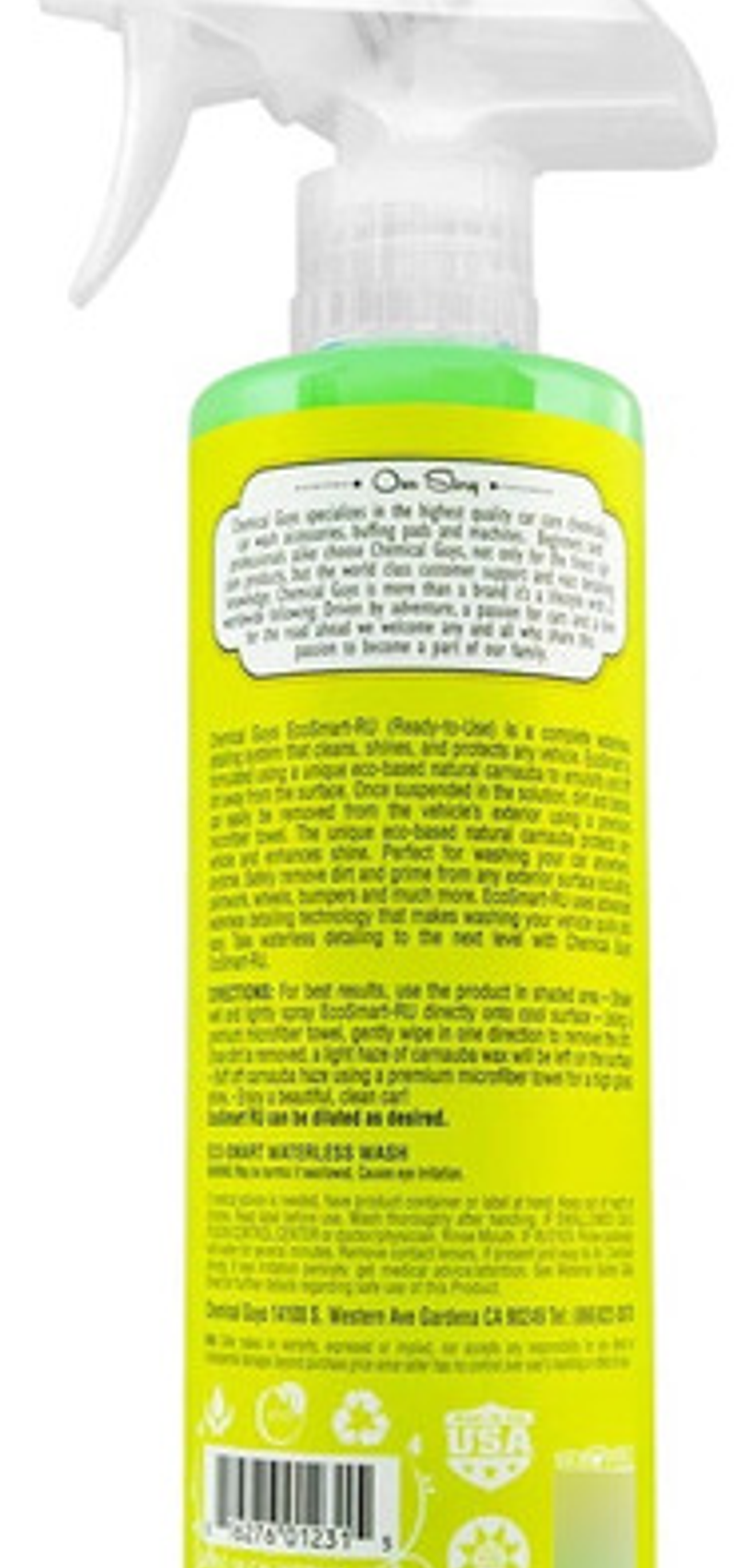 Lavado En Seco Ecosmart Waterless Wash&wax-ru Chemical Guys 2