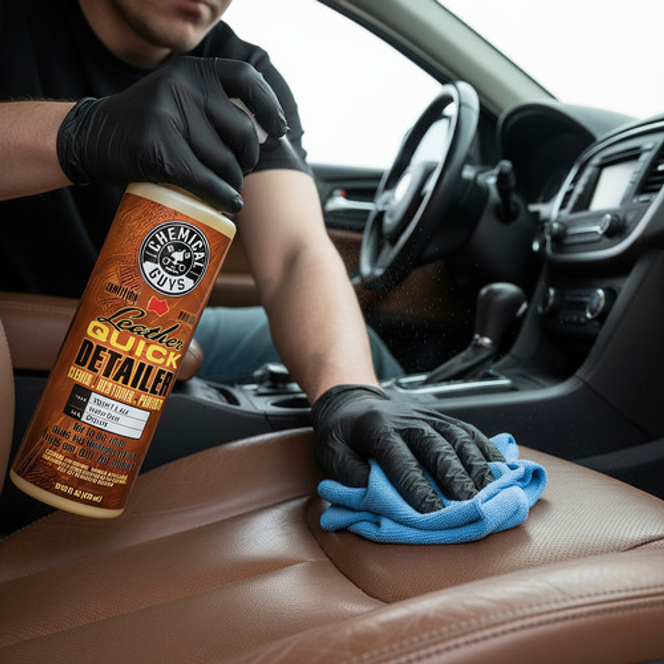 Leather Quick Detailer Para Limpieza Rápida Chemical Guys 3