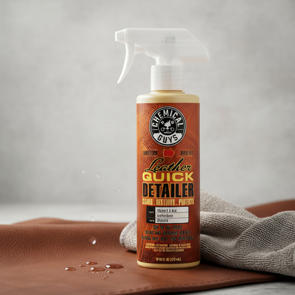 Leather Quick Detailer Para Limpieza Rápida Chemical Guys 4