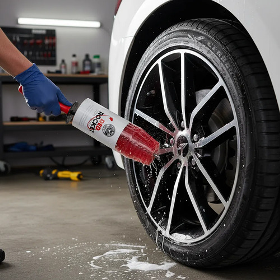 Cepillo Llantas Flexible Cerdas Suaves 23 Cm Chemical Guys 4