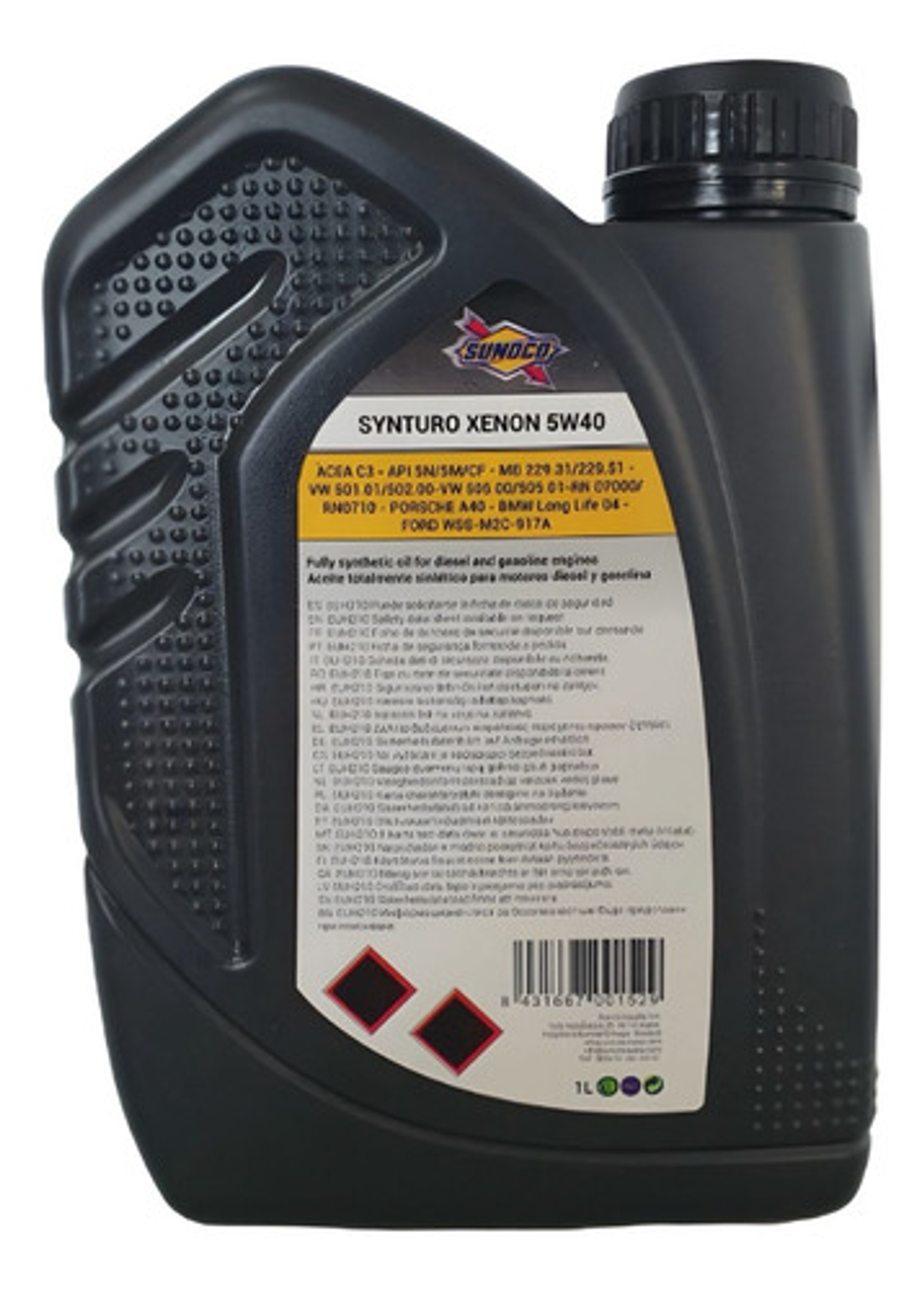 Aceite Sunoco Synturo Xenon 5w40 1l 2