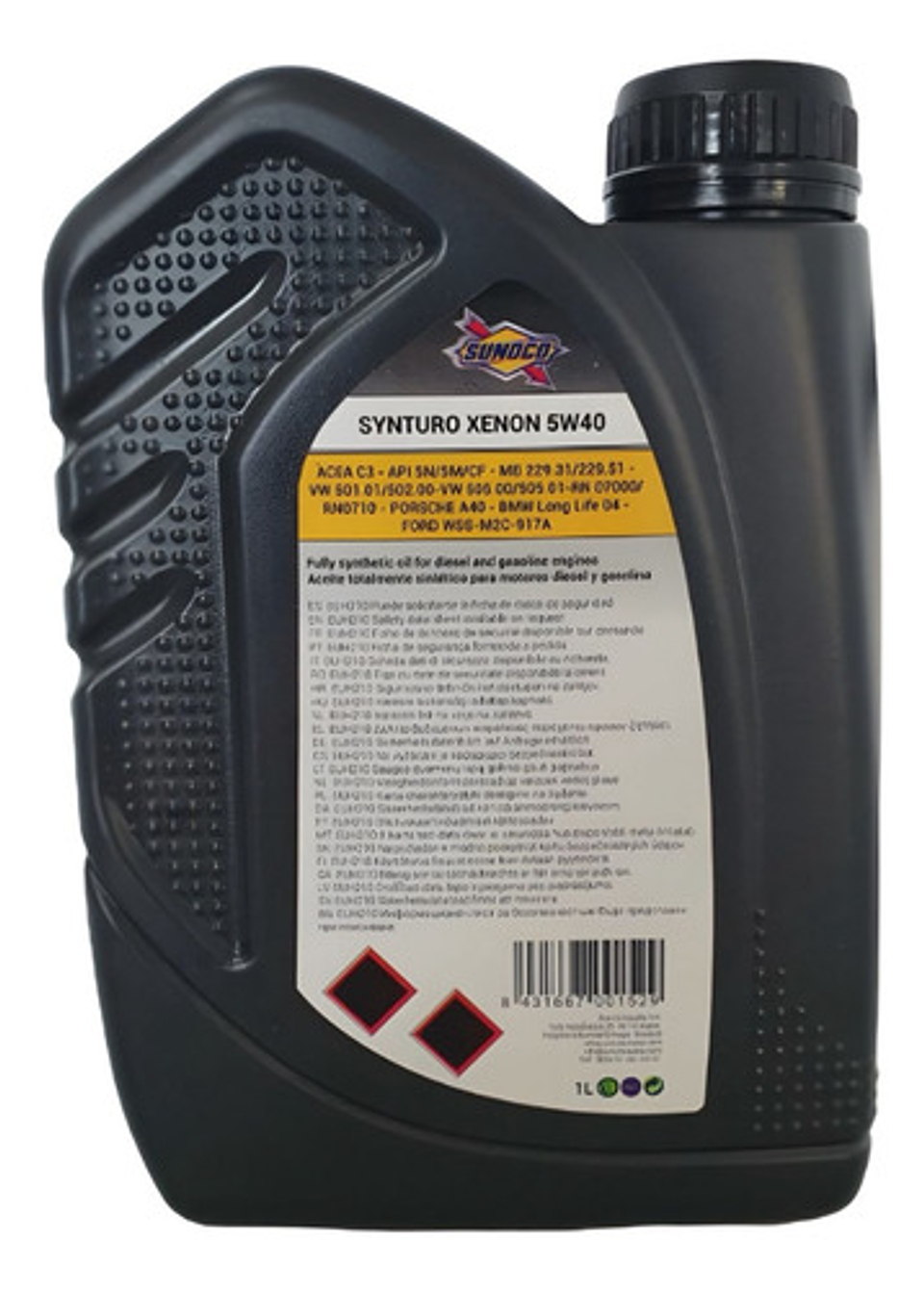 Aceite Sunoco Synturo Xenon 5w40 1l 2