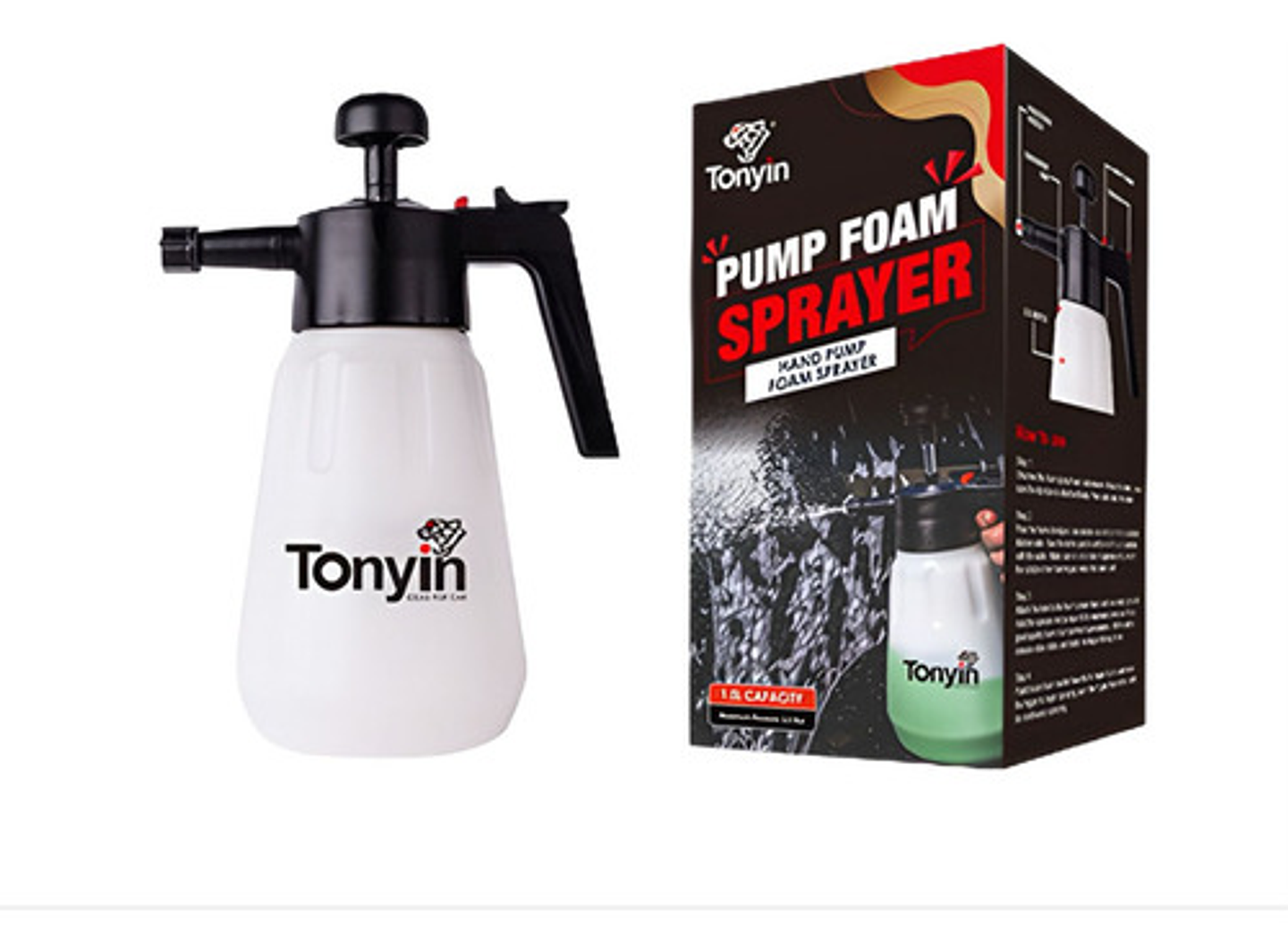 Pistola Foam Sprayer 1.5l Tonyin - Cañón Espuma 1