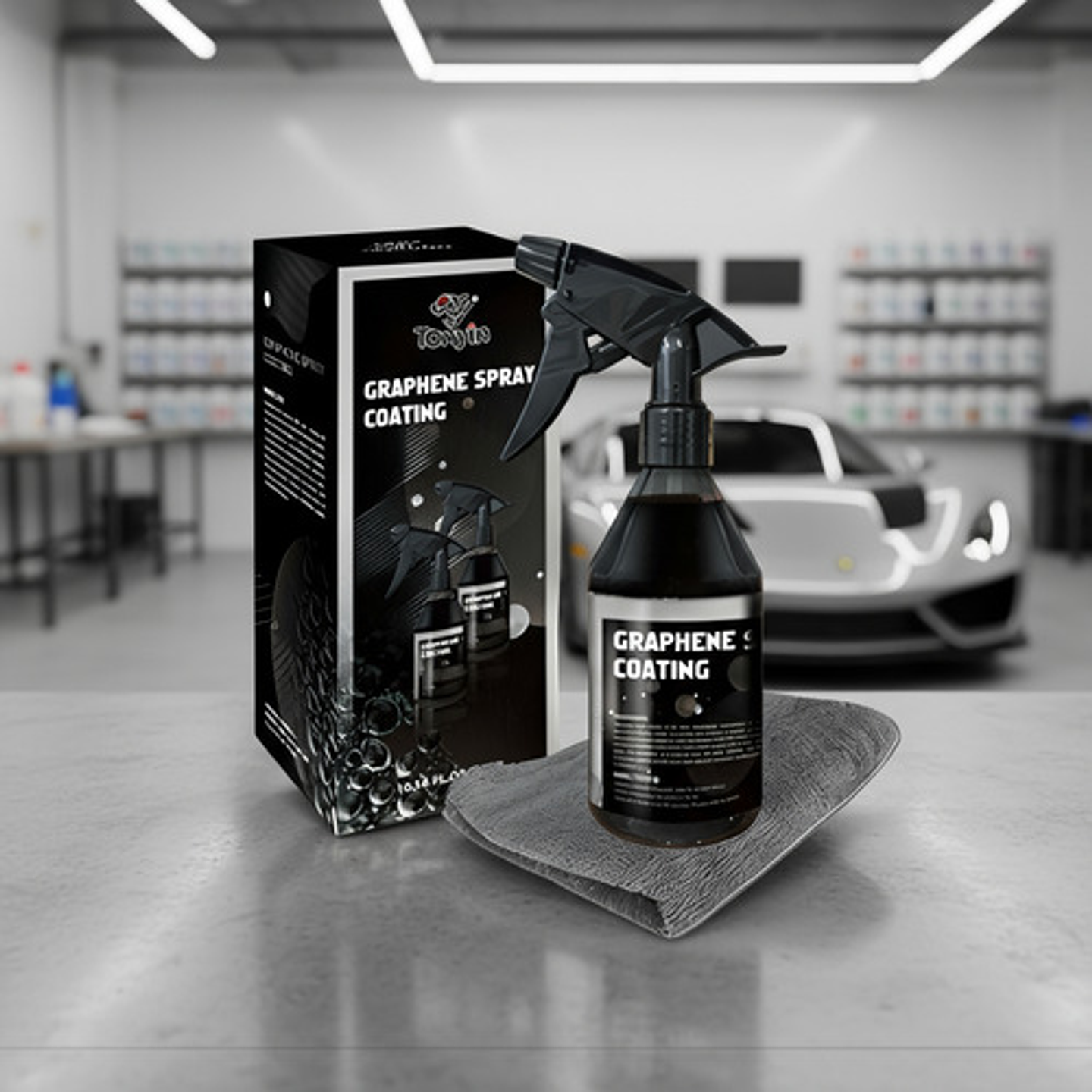 Recubrimiento Hidrofóbico De Grafeno Tonyin 300 Ml 3