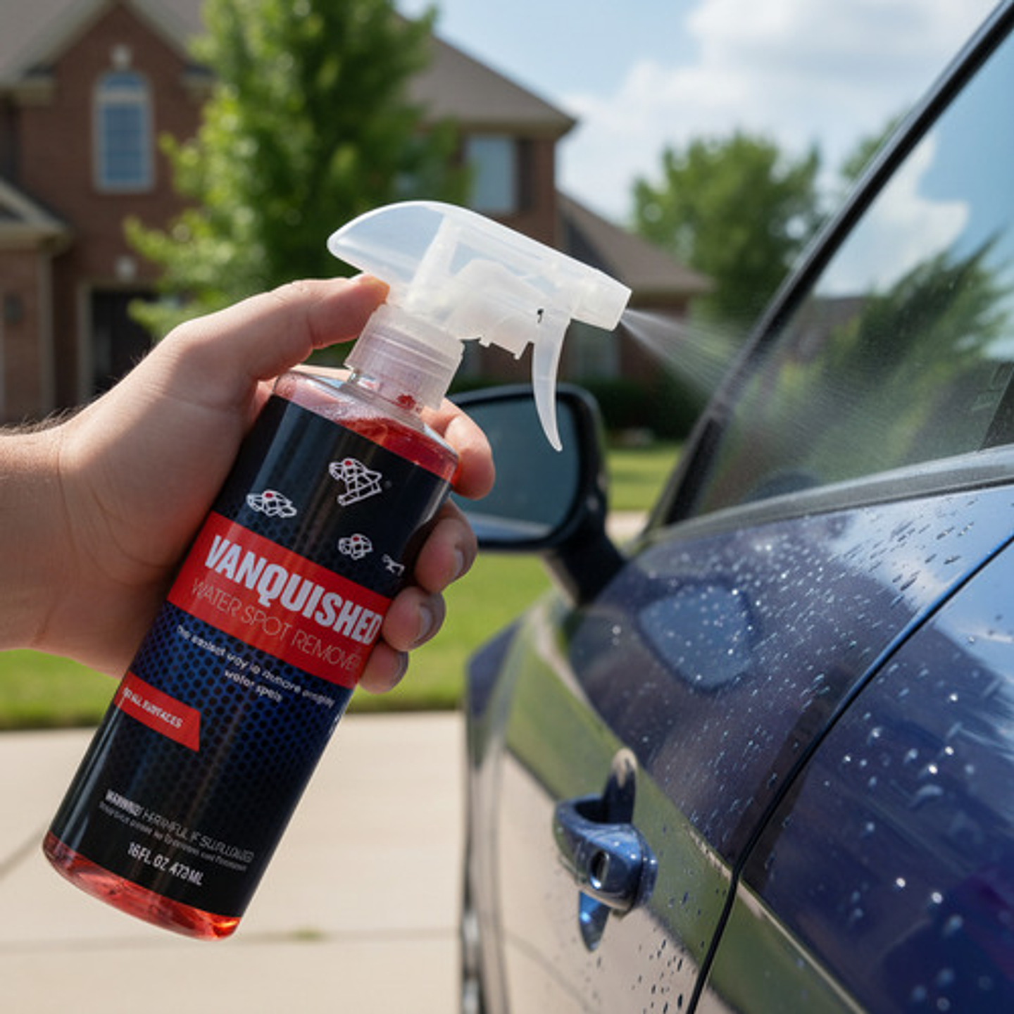 Quita Manchas Agua Dura Vidrios Autos Removedor Tonyin 6