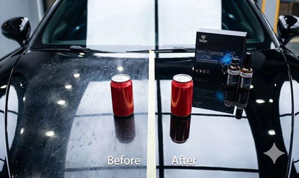 Sellador Cerámico Auto Tonyin Recubrimiento Grafeno 30ml 8