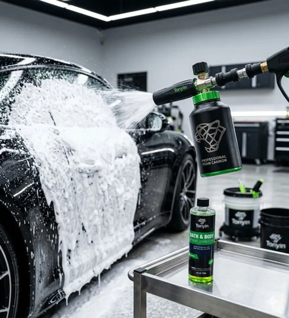 Shampoo Auto Tonyin Snow Foam Con Cera Ph Neutro 473ml 3