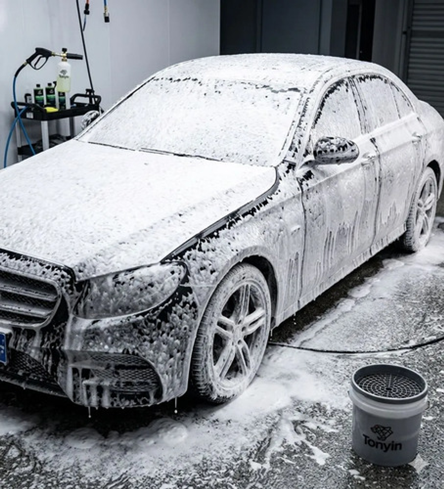 Shampoo Auto Tonyin Snow Foam Con Cera Ph Neutro 473ml 4