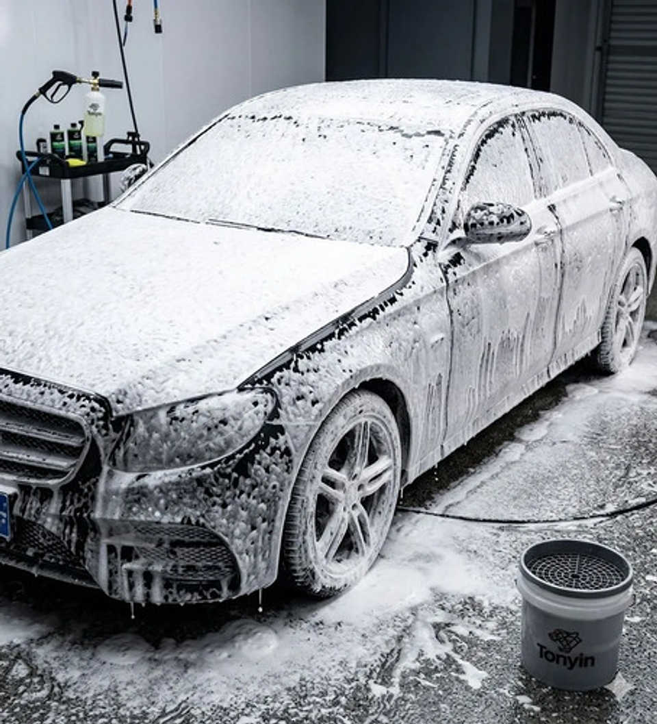 Shampoo Auto Tonyin Snow Foam Con Cera Ph Neutro 473ml 4