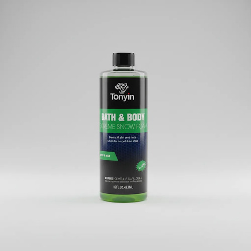 Shampoo Auto Tonyin Snow Foam Con Cera Ph Neutro 473ml 10