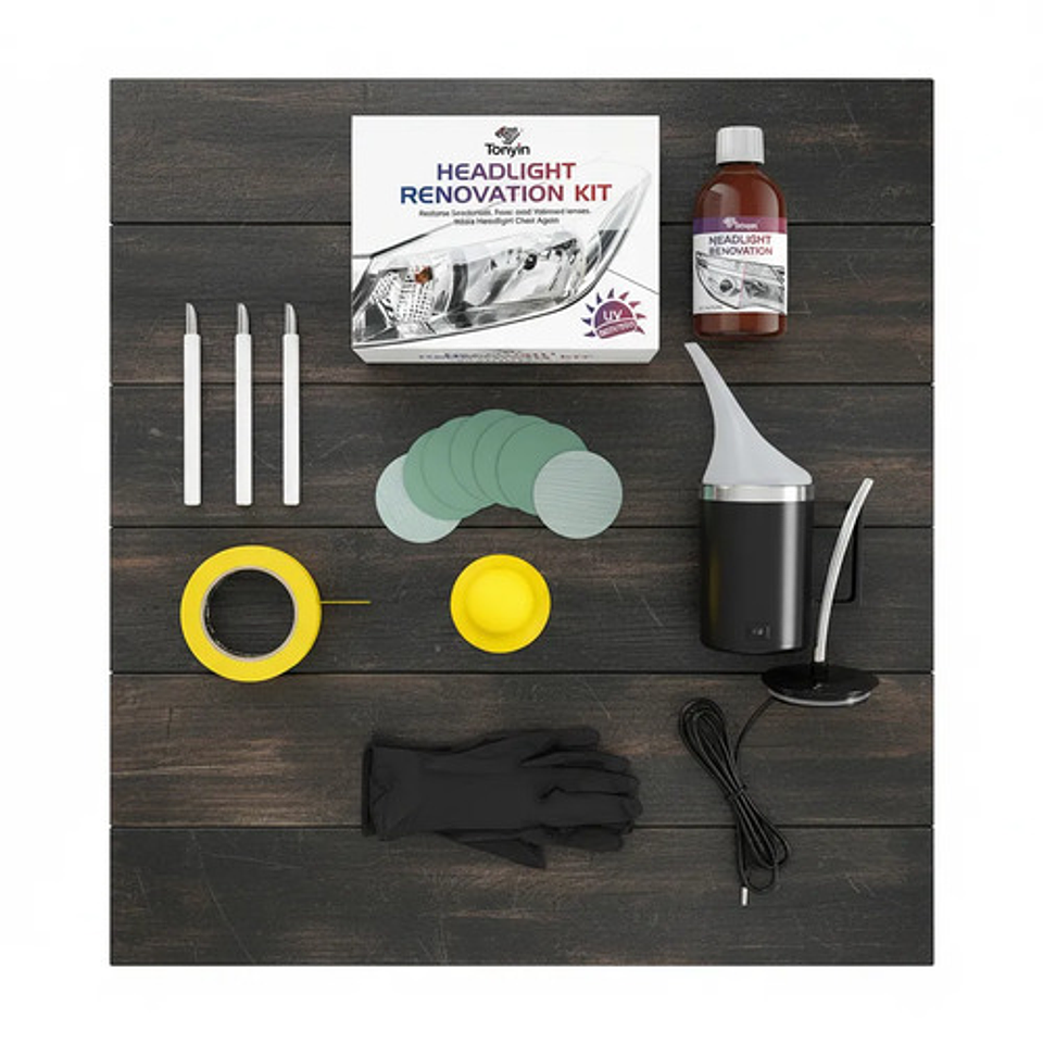 Kit Restaurador De Focos Rayones Tonyin Pule Revive Kit 4