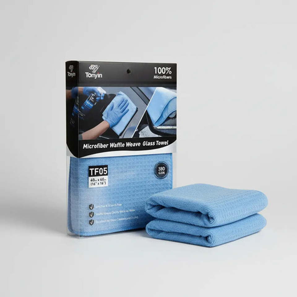 Toalla Para Vidrios Tonyin 40x40 Cm (380gsm) 1