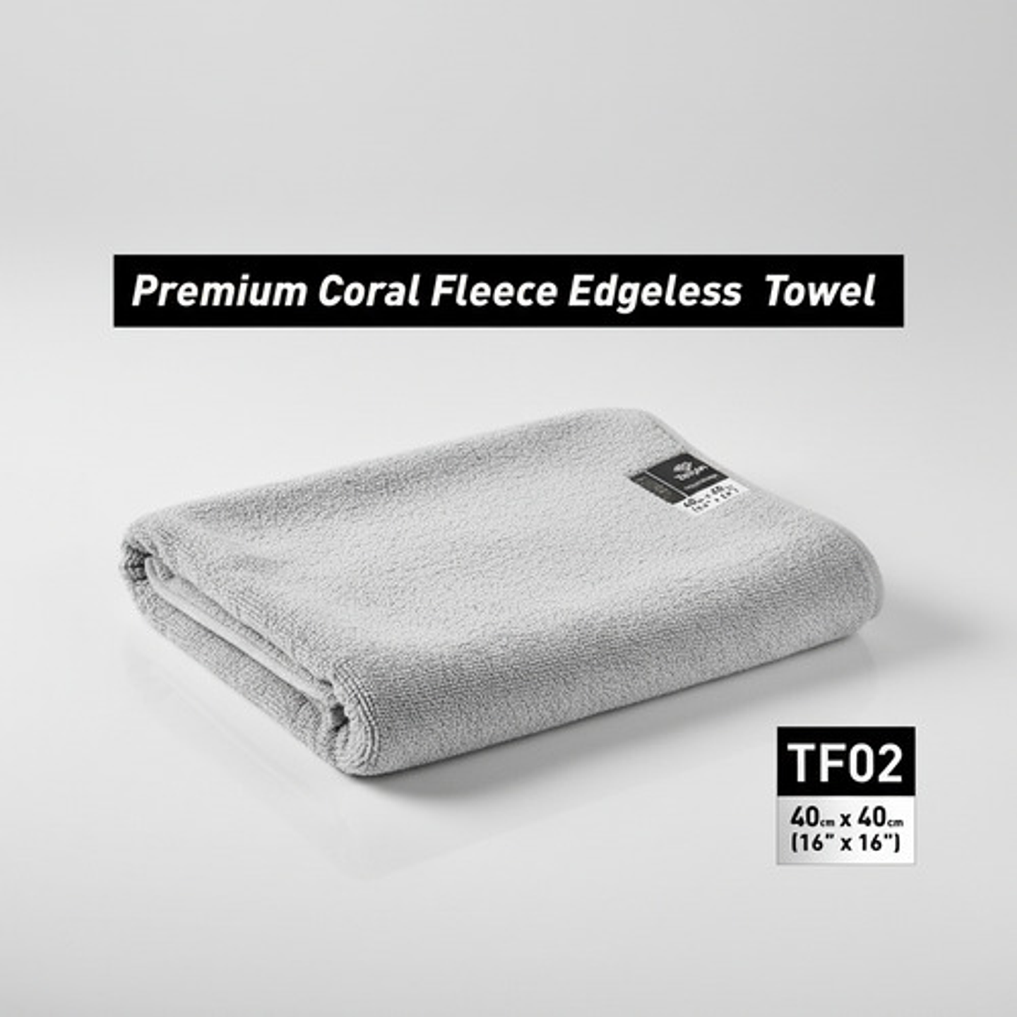 Paño Microfibra Tonyin Coral Fleece 40x40 Cm 500gsm 2