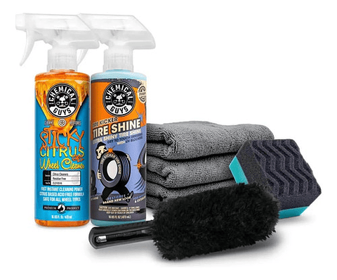 Kit Renovador Neumáticos Chemical Guys 473 Ml Para Vehículos