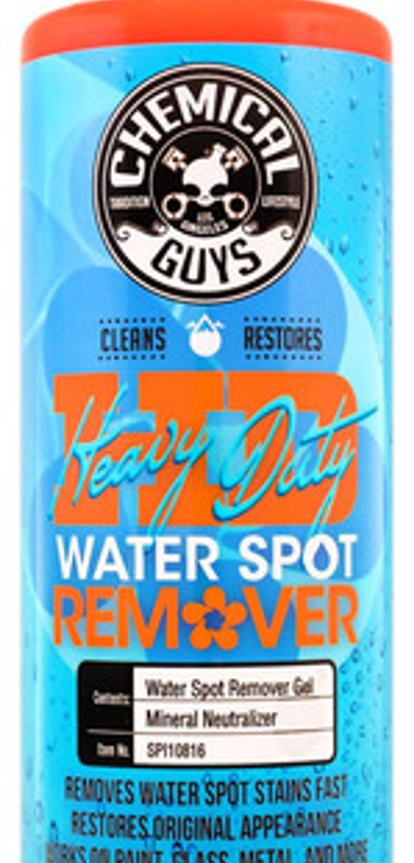 Removedor De Manchas De Agua Chemical Guys Water Spot Remover Gel 473ml 1