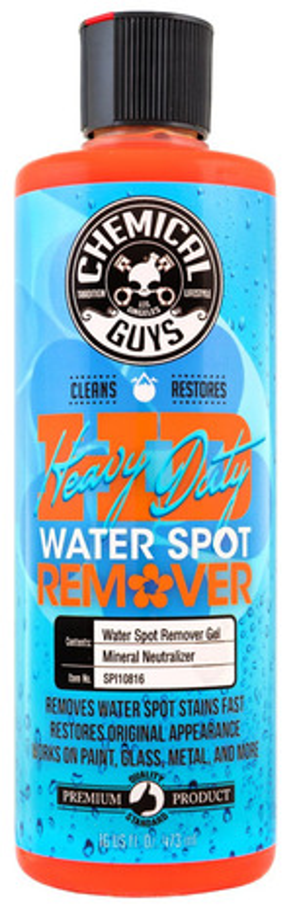 Removedor De Manchas De Agua Chemical Guys Water Spot Remover Gel 473ml 1