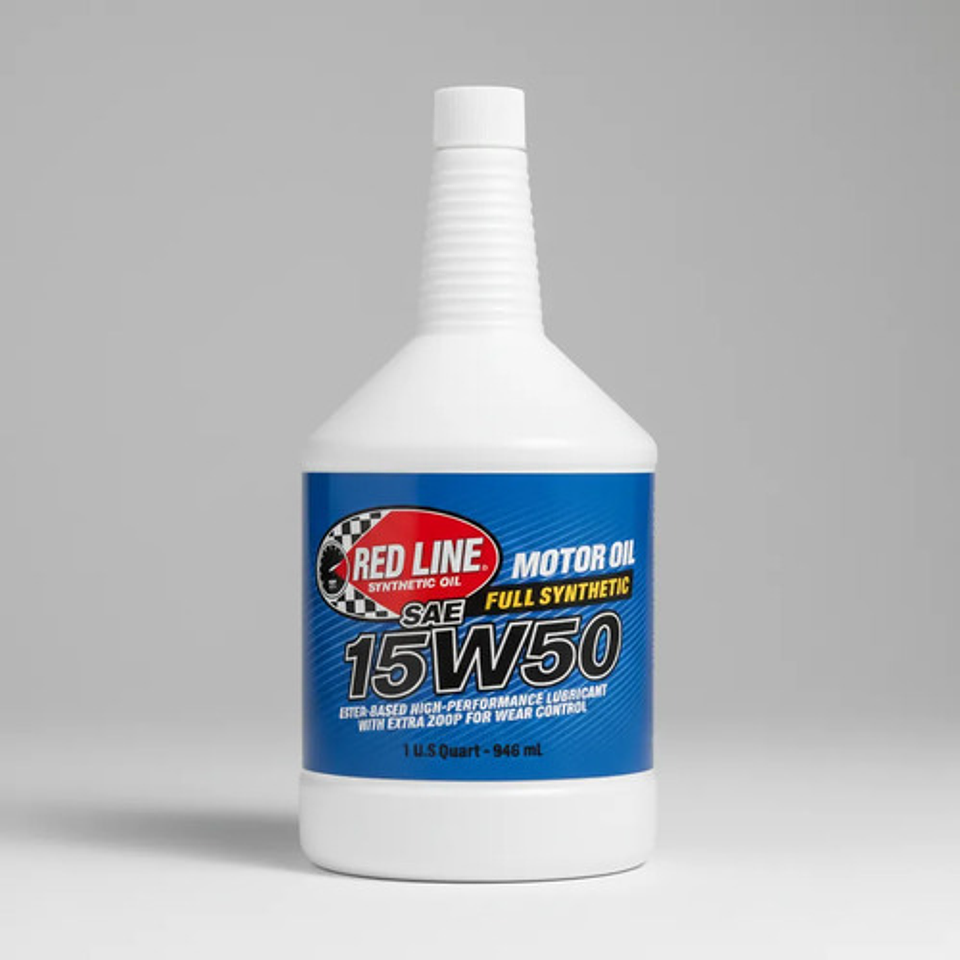 Aceite 15w50 Para Motor Red Line 946ml Full Sintético Oil 3