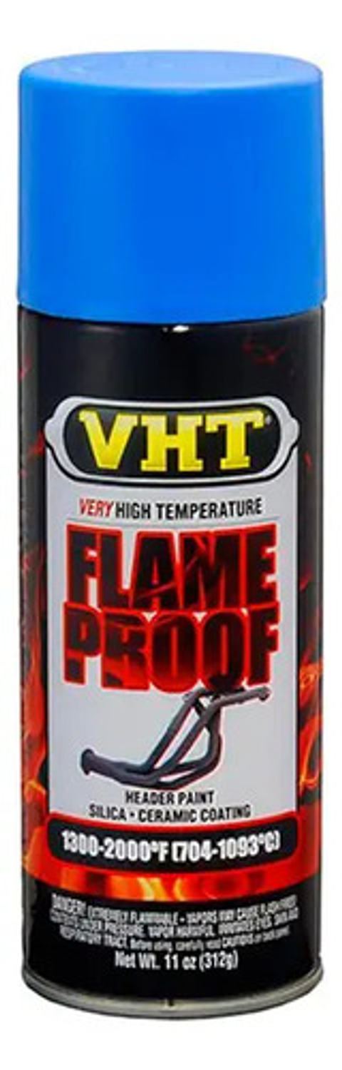 Pintura Vht Flameproof  Alta Temperatura 1093°c Azul 11 Oz