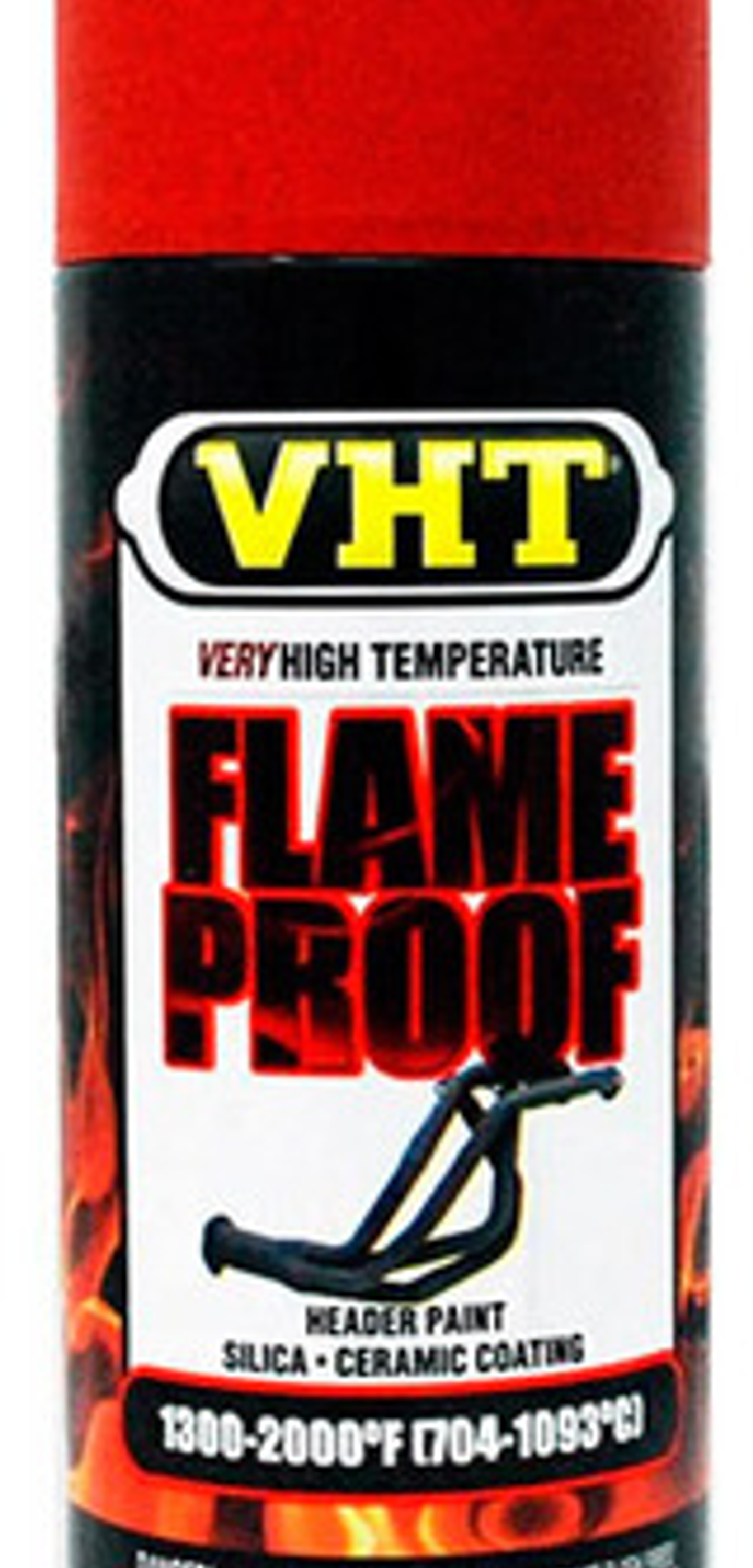 Pintura Vht Flameproof  Alta Temperatura 1093°c Rojo 11 Oz 1