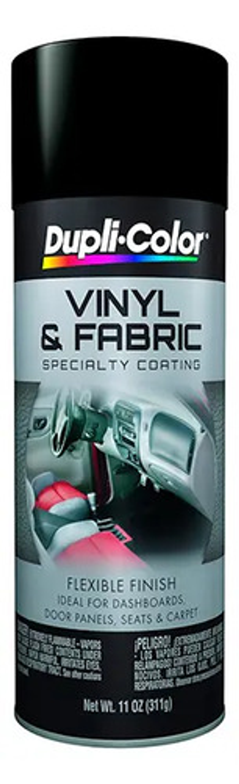 Pintura Aerosol Dupli-color Vinyl & Fabric Negro 311g