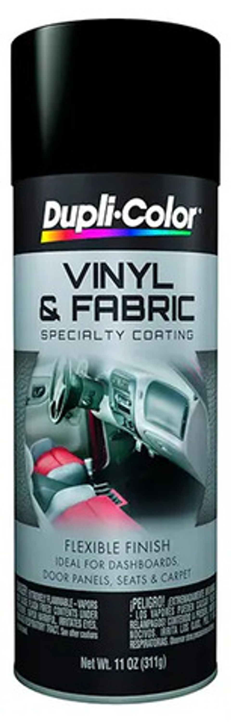 Pintura Aerosol Dupli-color Vinyl & Fabric Negro 311g 1