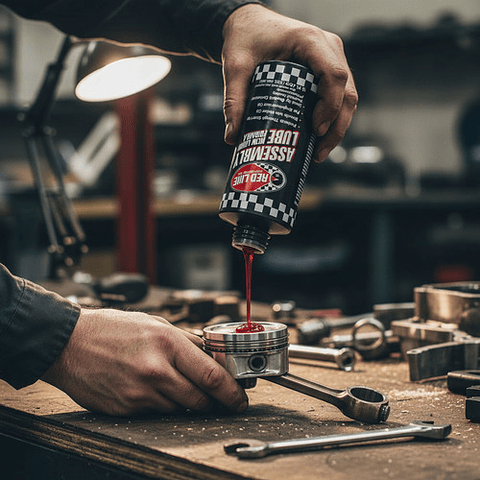 Lubricante Red Line Para Ensamblaje (armado De Motor) 12 Oz