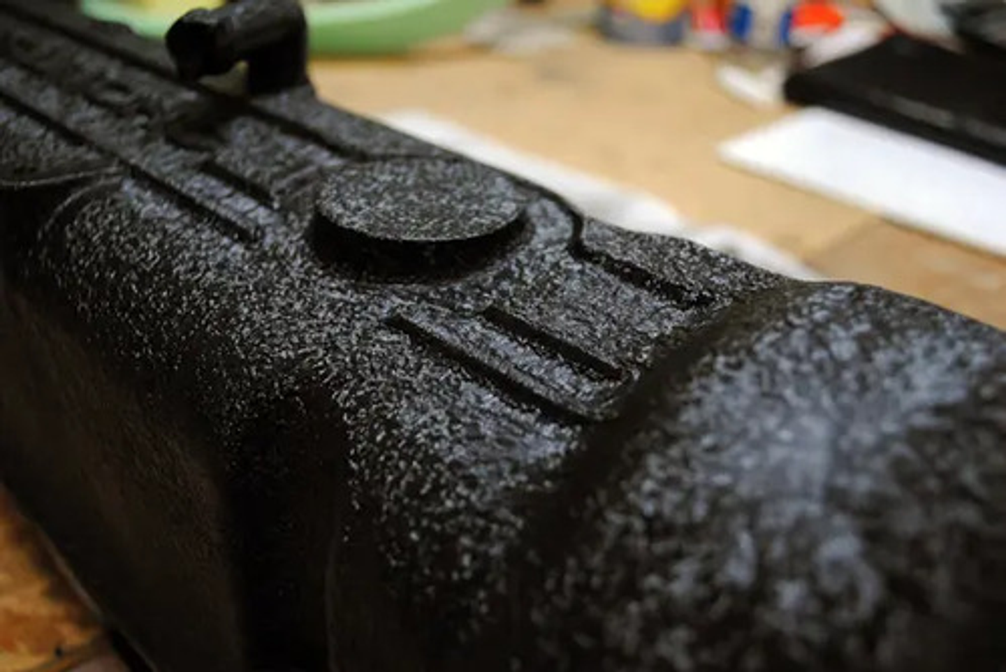 Pintura Vht Wrinkle Plus Negra Alta Temperatura 11 Oz 2