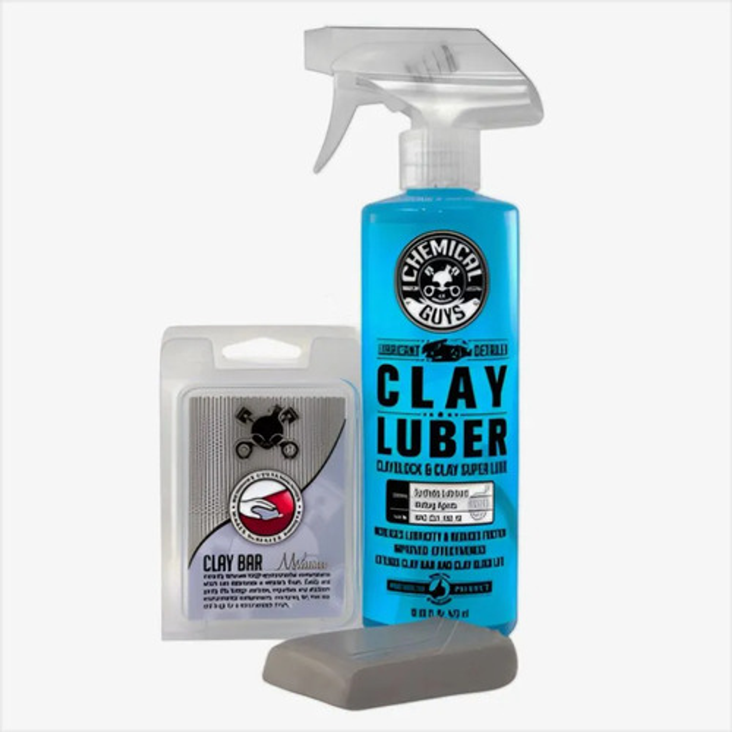 Kit Clay Bar Gris Chemical Guys Detailing Auto Corte - Medio 1