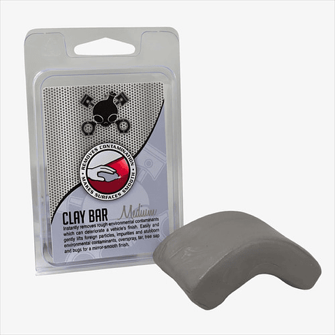 Kit Clay Bar Gris Chemical Guys Detailing Auto Corte - Medio