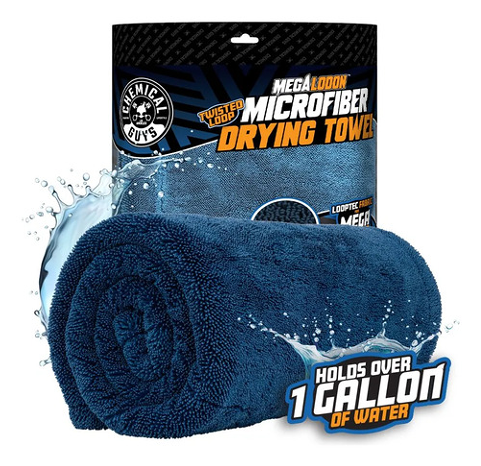 Toalla Paño Microfibra Para Secar Auto Chemical Guys 60x90 1
