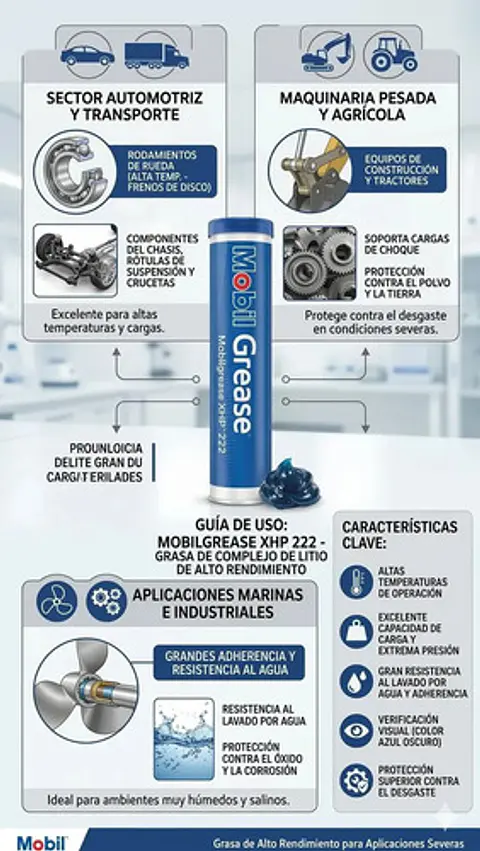 Grasa Multipropósito Mobil Xhp 222