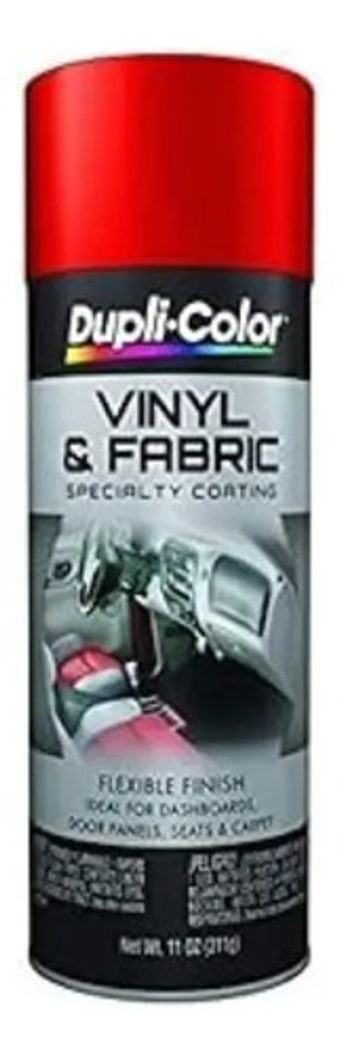 Pintura Aerosol Dupli-color Vinyl & Fabric Rojo 311g