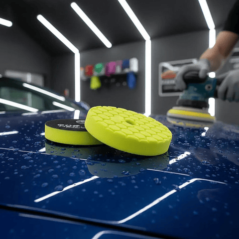 Pad De Pulido Hex-logic Amarillo Chemical Guys Para Corte 5 