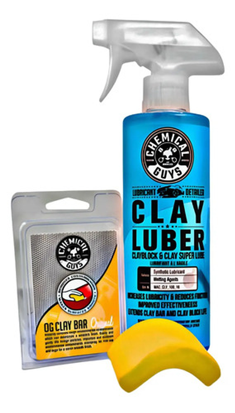 Kit Clay Bar Amarilla Chemical Guys Detailing Auto C-medio