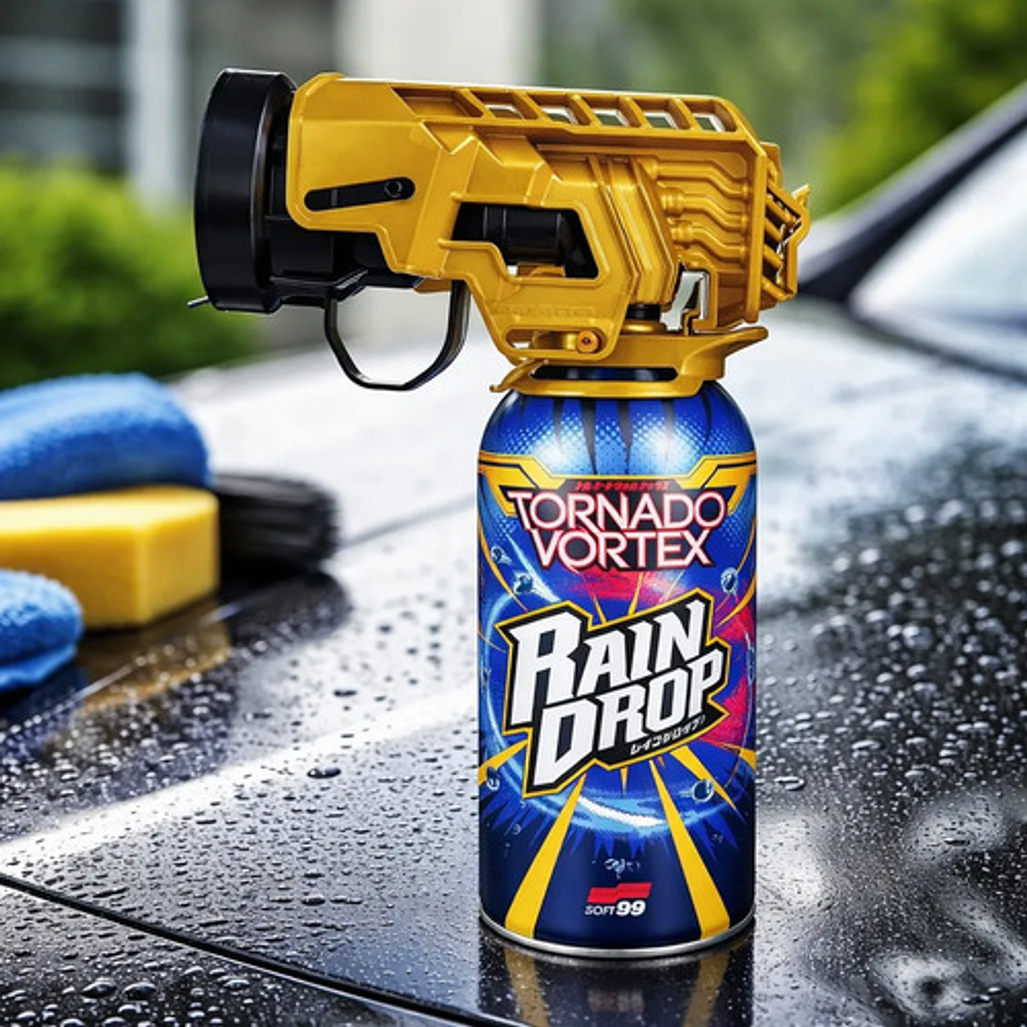 Sellador Auto Cera Rápida Soft99 Rain Drop Revestimiento 5