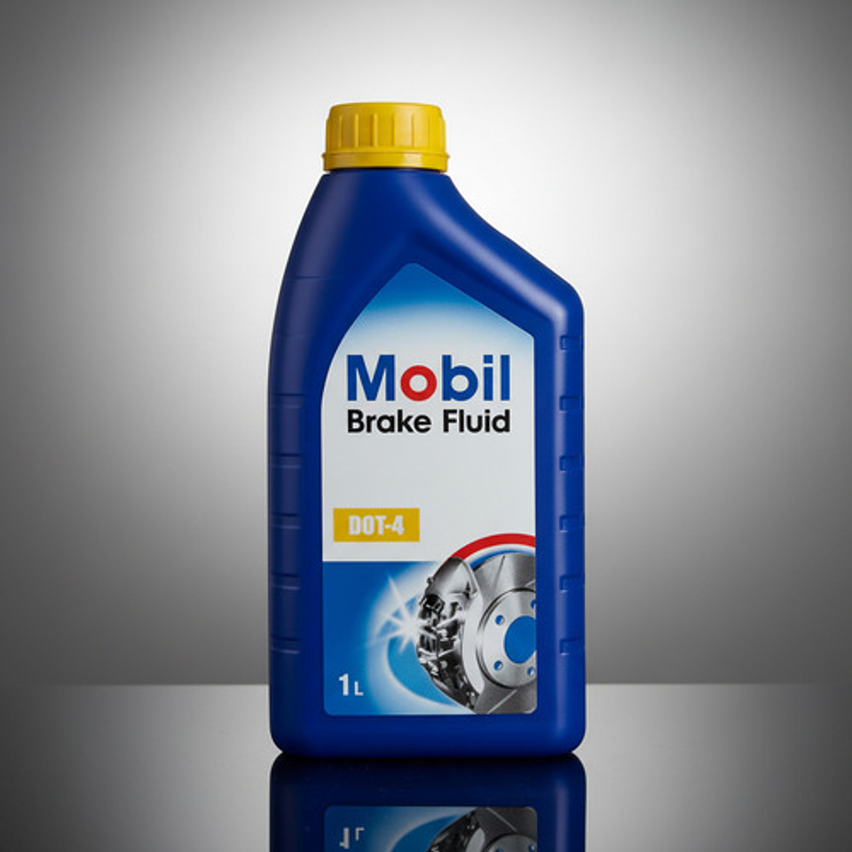 Líquido De Frenos Mobil Dot-4 1 Litro 2