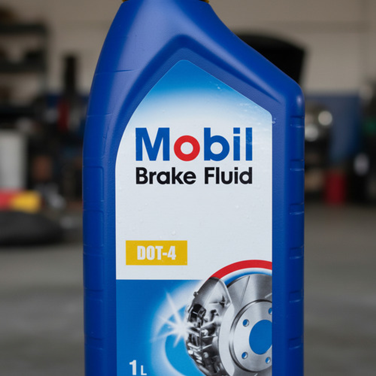 Líquido De Frenos Mobil Dot-4 1 Litro 4