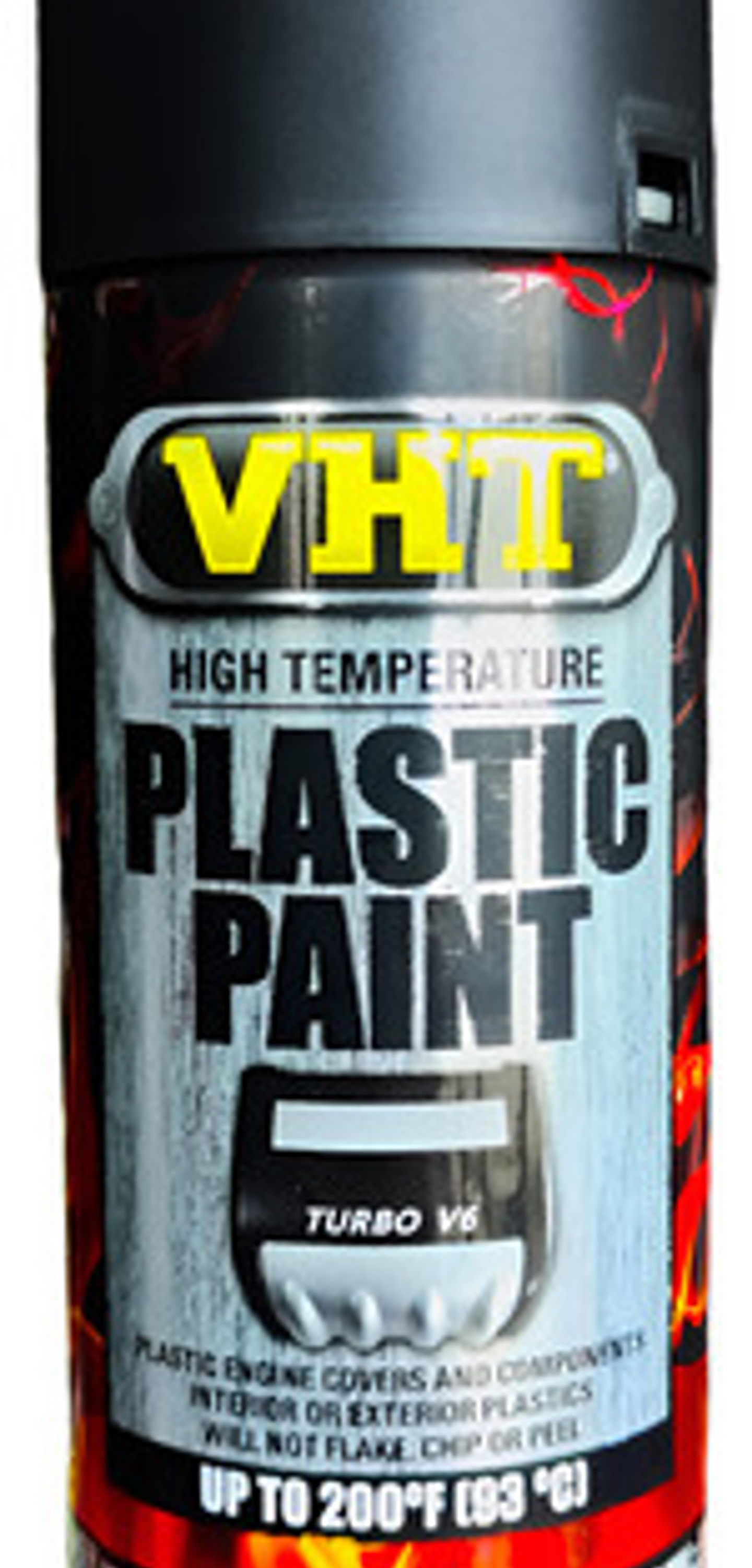Pintura Plástica Spray Alta Temperatura Negro Mate 1