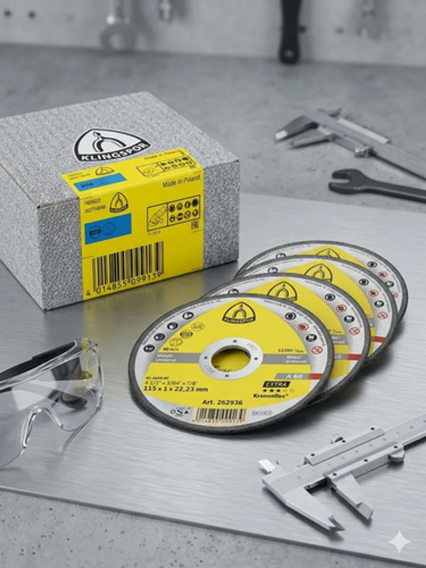 Disco De Corte Metal Klingspor A60 Extra Inox 115x1mm 25 Und 3