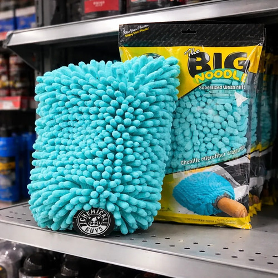 Guante Lavado Auto Microfibra Chemical Guys Big Nooole 5