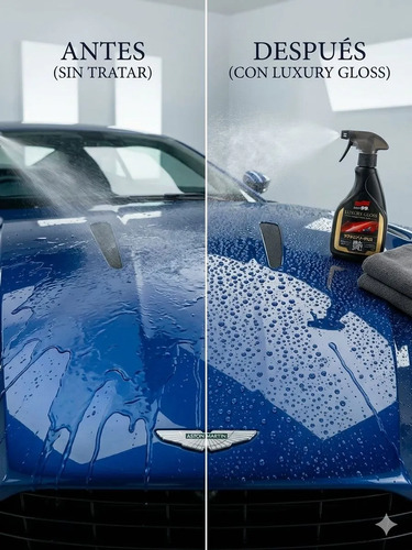 Kit Cera Líquida Soft99 Luxury Gloss 500ml + Paño Microfibra 3