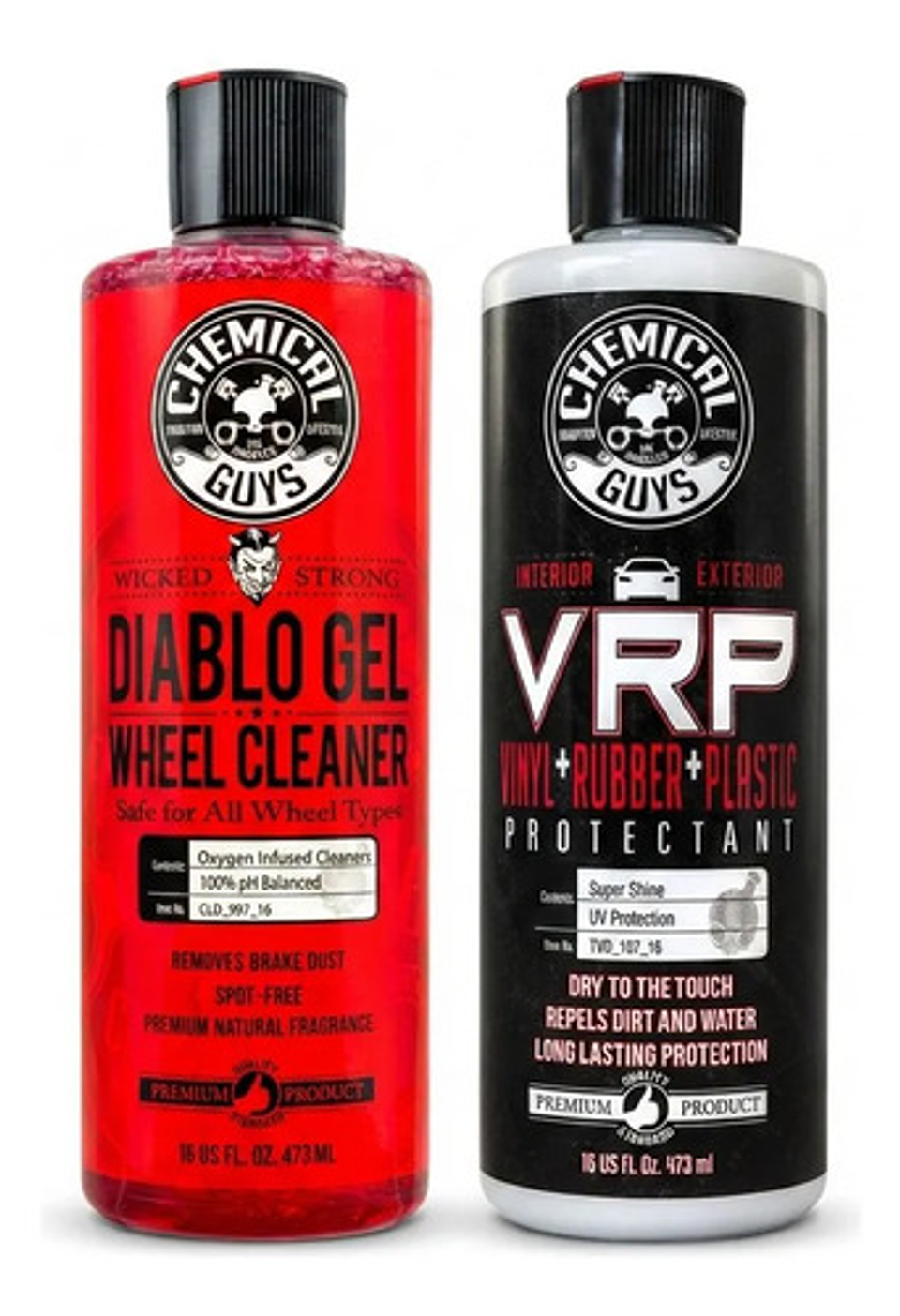 Kit Chemical Guys Diablo Gel Limpia Llantas Y Vrp Protector 1