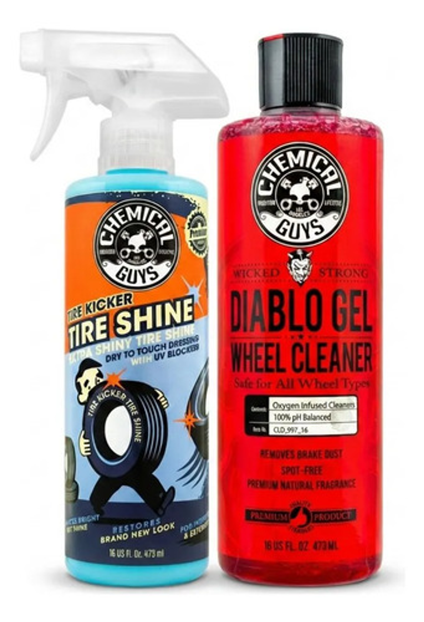 Kit Limpiador Y Restaurador Llantas Diablo Gel-tire Shine 1