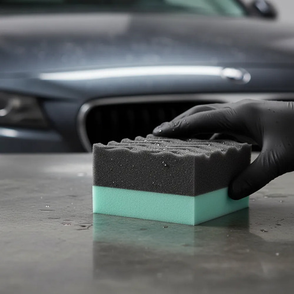 Aplicador De Esponja Chemical Guys Para Neumaticos Durafoam 2