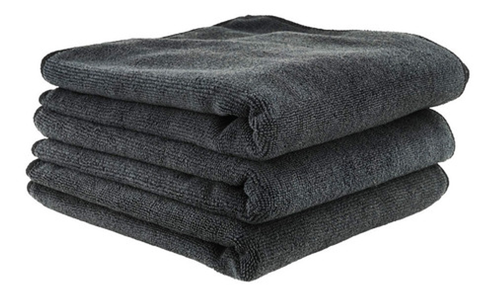 Paño Microfibra Secado Y Limpieza Chemical Guys Auto 3 Toallas Negro 2