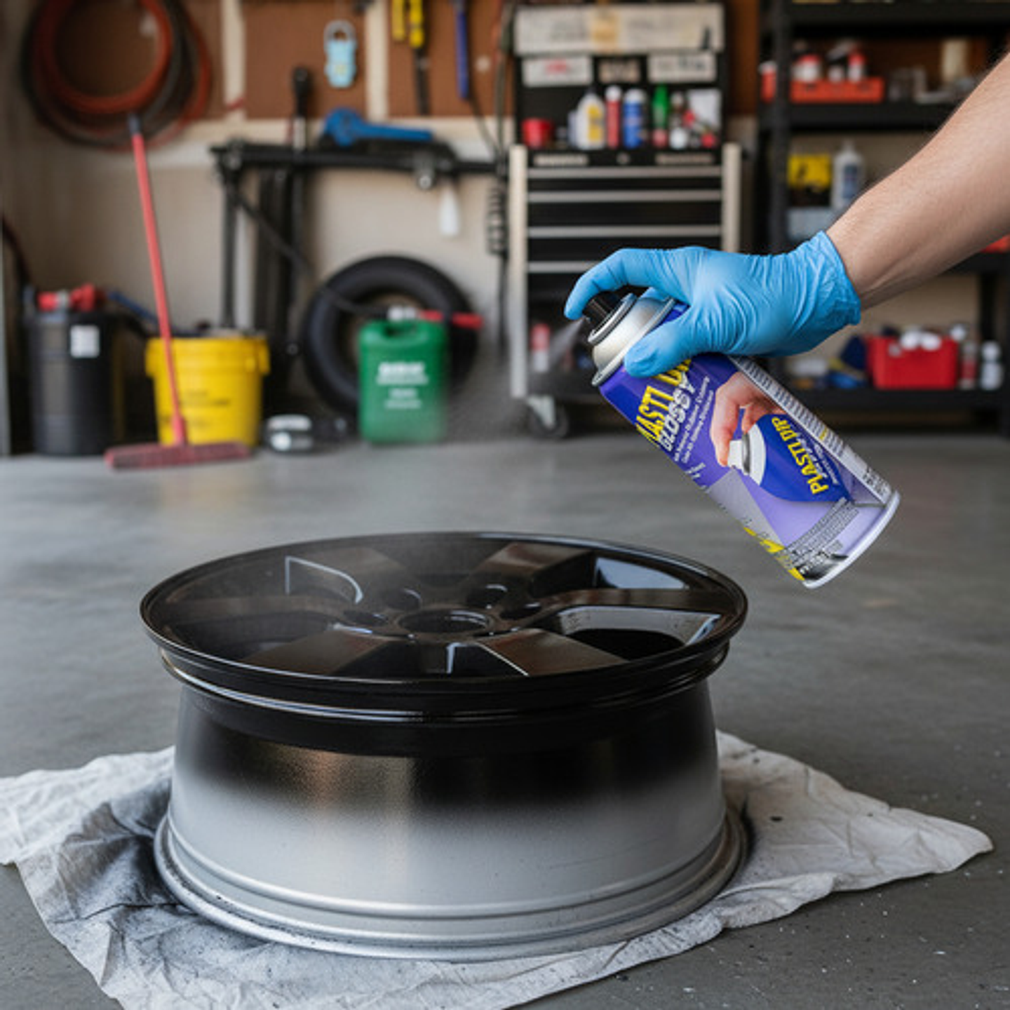 Plasti Dip Aerosol Color Negro Brillante 311g 2