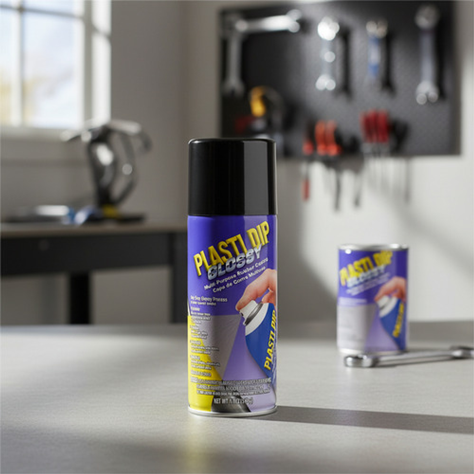 Plasti Dip Aerosol Color Negro Brillante 311g 3